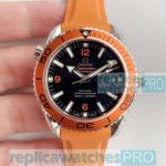 Replica VS Factory Omega Seamaster 600 Orange Ceramic Bezel Watch